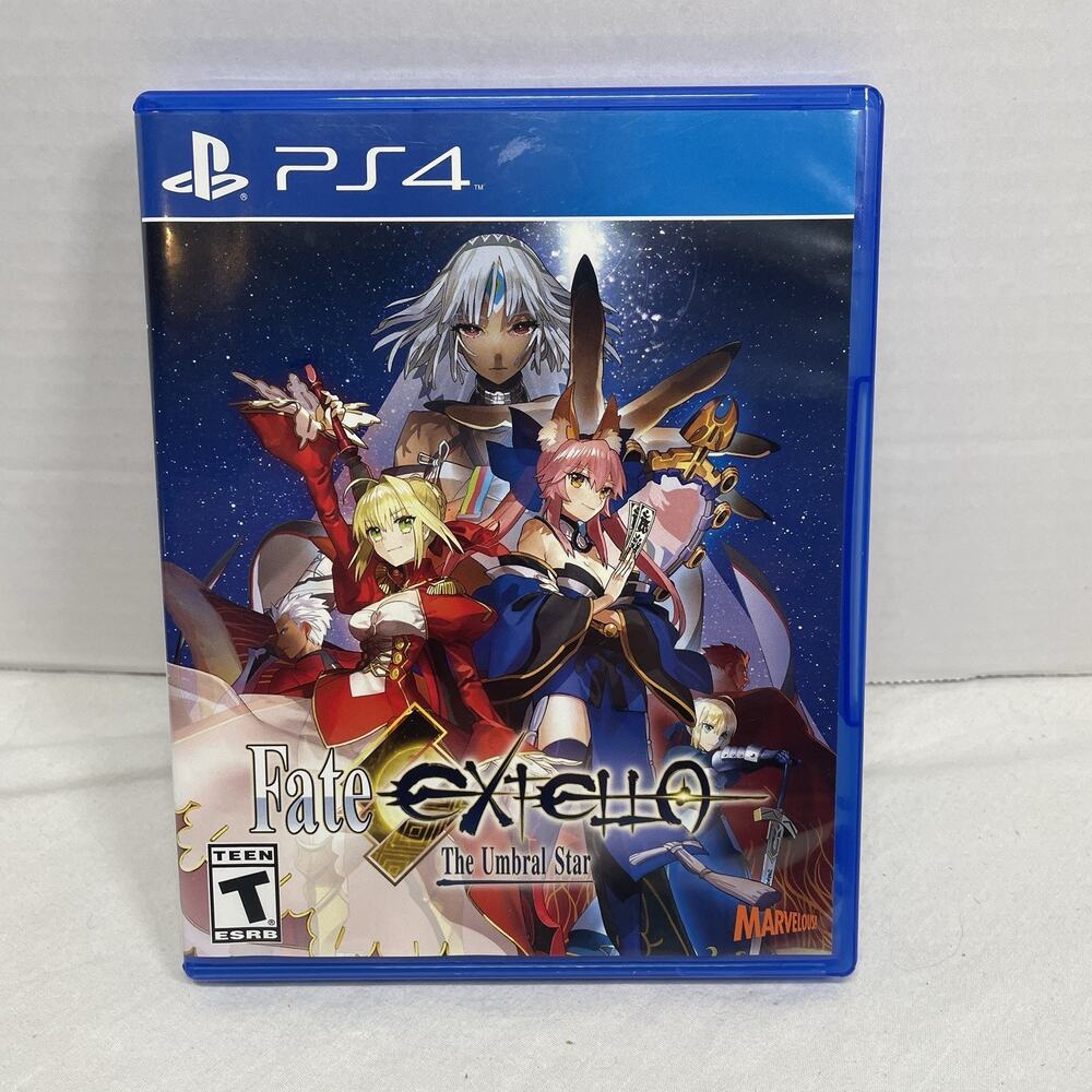 Fate / Extella The Umbral Star (Sony PlayStation 4 PS4, 2016) CIB Complete! RARE